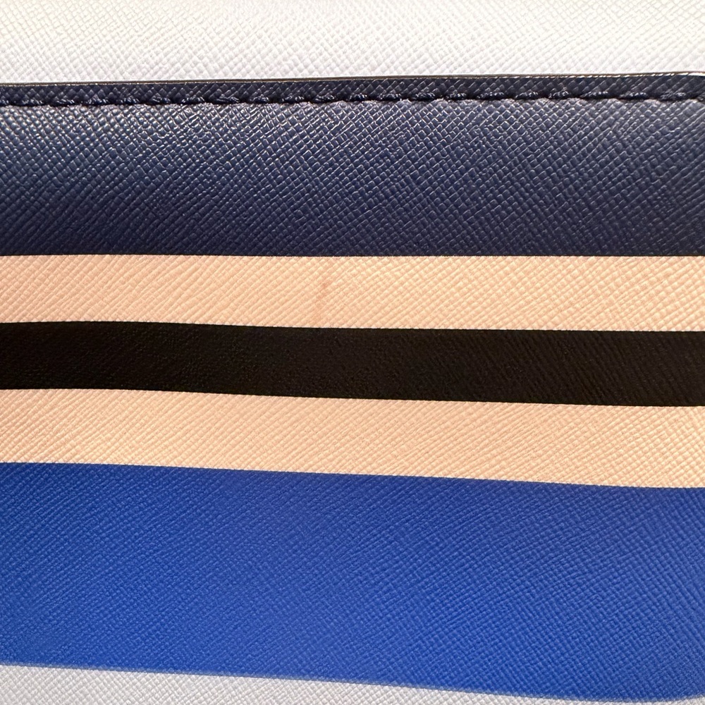 Kate Spade Laurel Way Multicolor Striped Crossbody and Passport wallet. - Picture 5 of 15